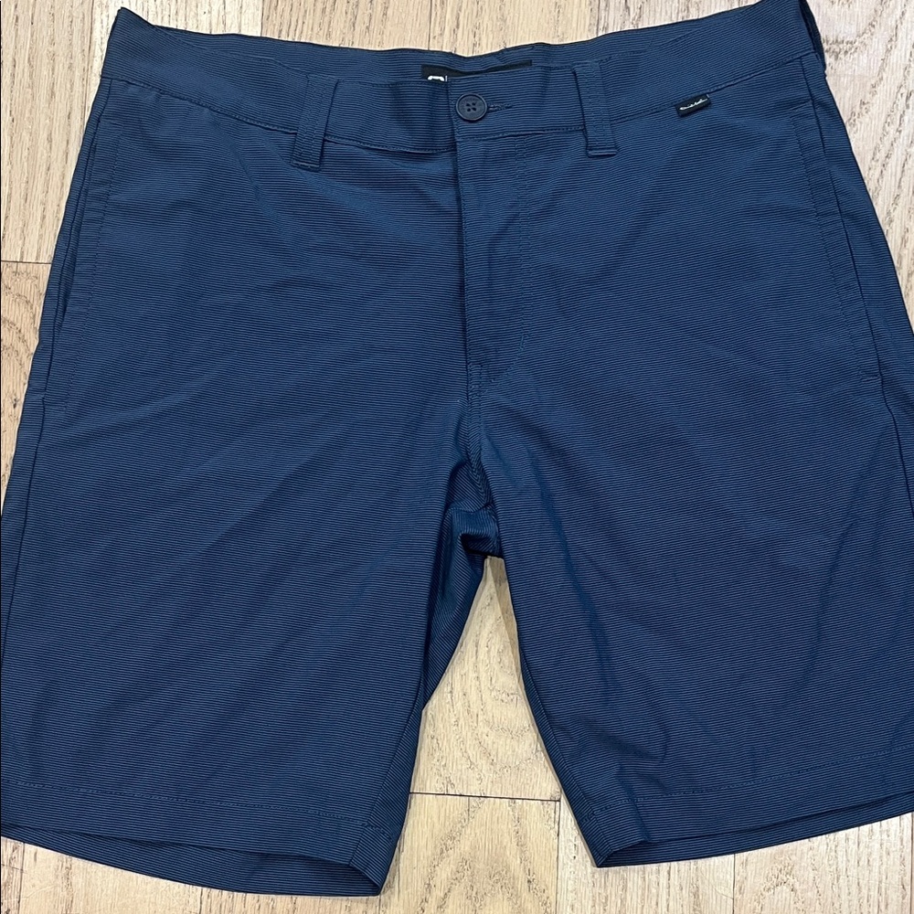 Travis Mathew Navy Flat Front Shorts